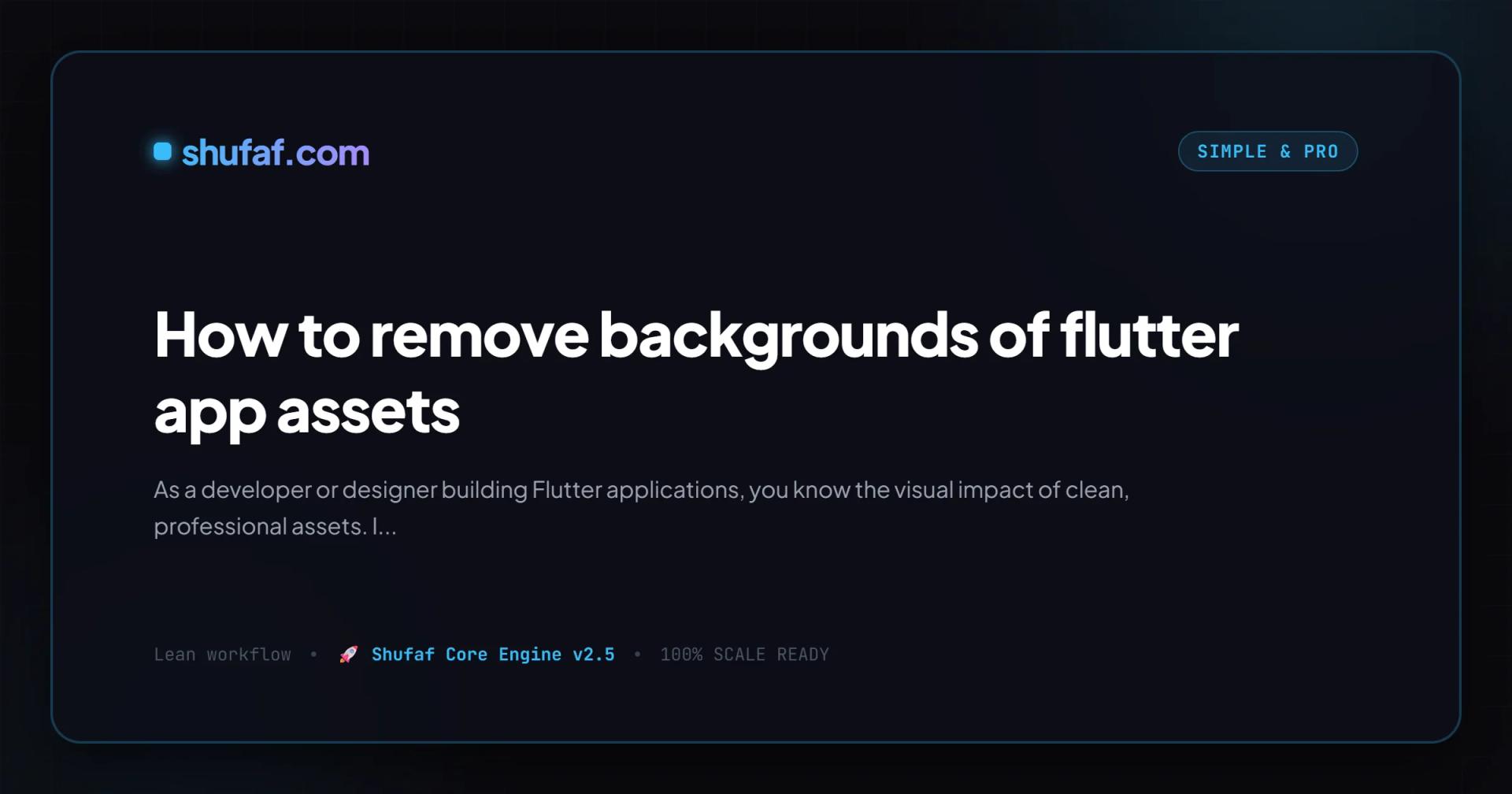 How to remove backgrounds of flutter app assets