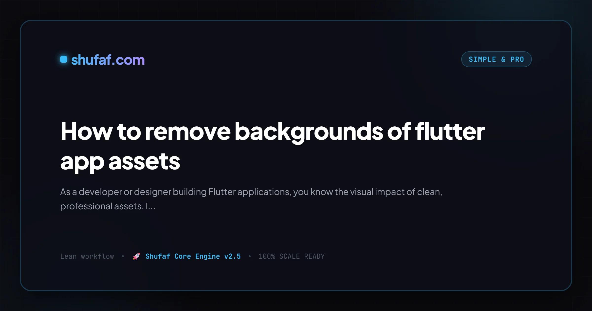 How to remove backgrounds of flutter app assets