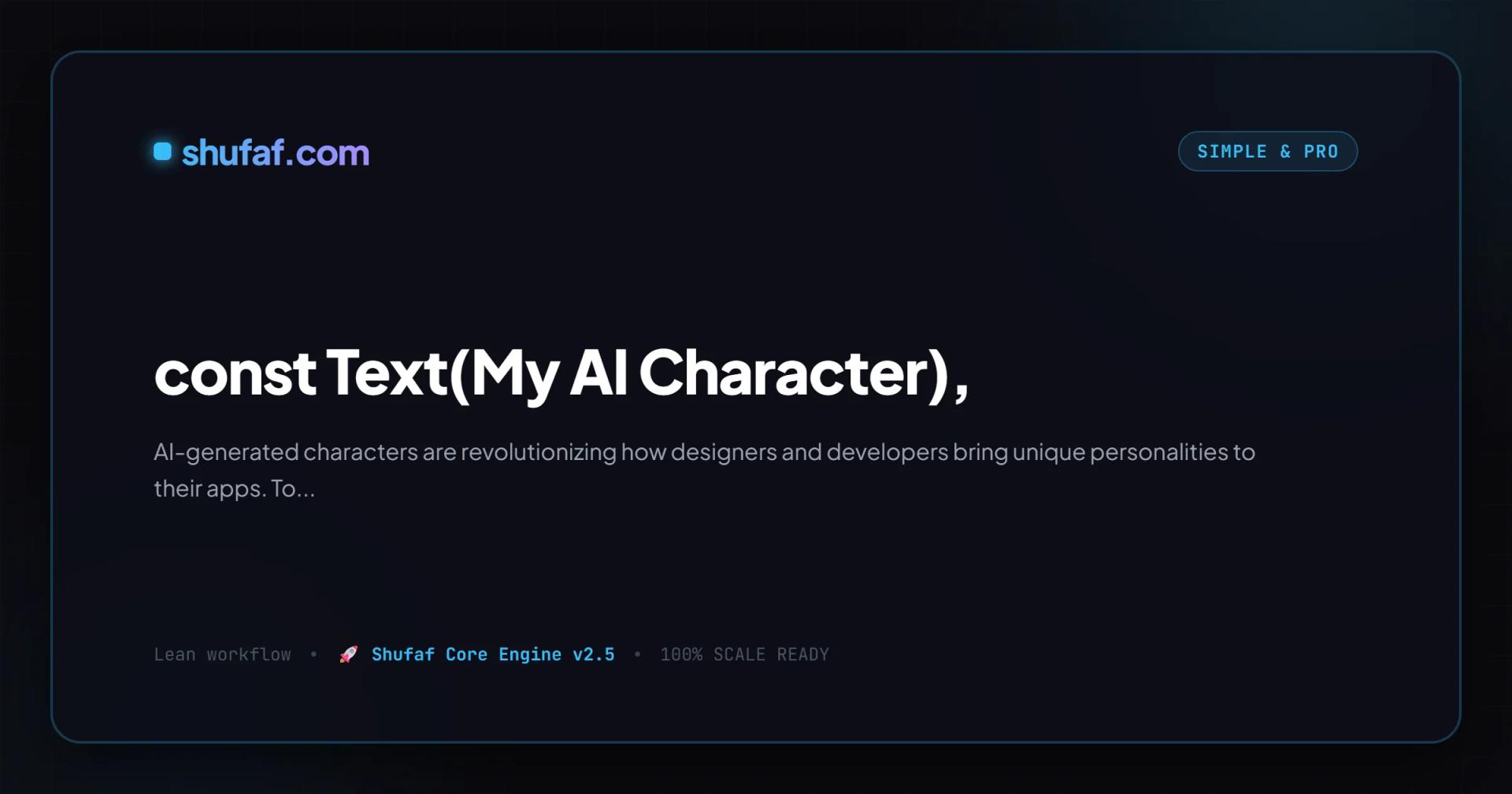 How to use AI generated characters in a Flutter app